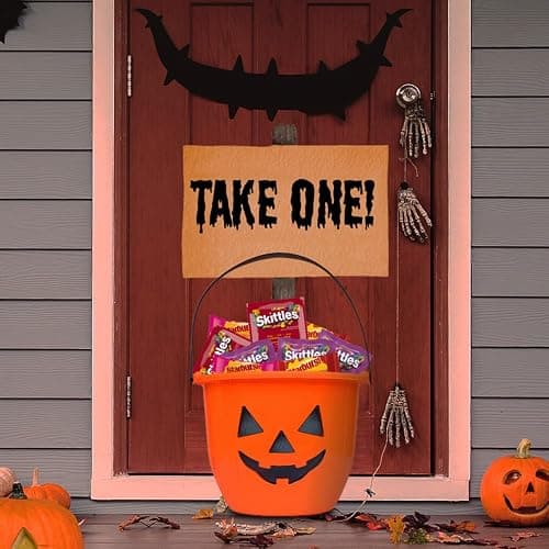 SKITTLES Original, Wild Berry & STARBURST Fun Size Variety Bag, 20.13 oz | Chewy fruity SKITTLES and STARBURST in fun size packs, great for movie nights, party favors, road trips and Halloween Candy thumbnail 7