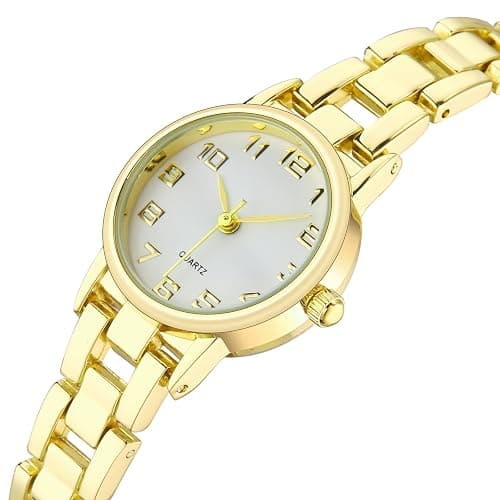 TWOPTION Womens Waterproof Wrist Watch,Women's Small Thin Analog Bracelet Quartz Watch Dainty Christmas Gifts thumbnail 2