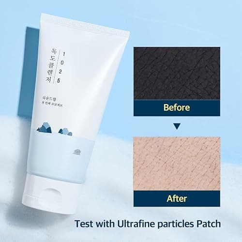 ROUND LAB 1025 Dokdo Cleanser 10.14 Fl Oz, Low pH Facial Cleanser for Sensitive Skin, Rich Soft Bubbles for Deep Cleansing and Makeup Removal, Hydrating Face Wash with Deep Sea Water, Korean Skin Care thumbnail 5