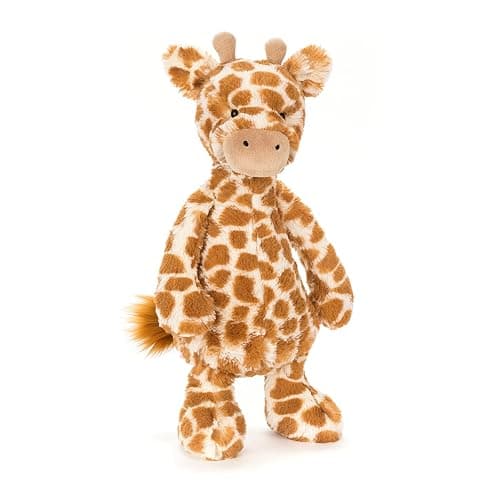 Jellycat Bashful Giraffe Stuffed Animal, Medium 12 inches - Safari Plush Toy - Classic Children's Gift thumbnail 6