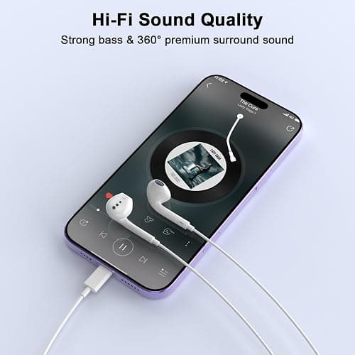 2 Pack for iPhone Headphones Wired Earbuds/Earphones with Built-in Remote to Control Music, Phone Calls, and Volume Compatible with iPhone 14 13 12 11 Pro Max XS XR X 8 7 6 thumbnail 6
