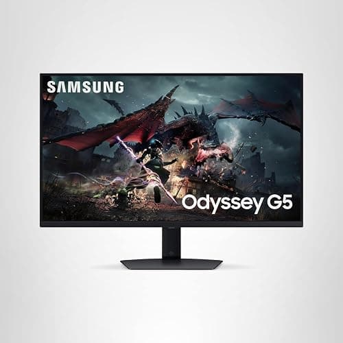 SAMSUNG 32-Inch Odyssey G50D Series QHD Fast IPS G-Sync Compatible Gaming Monitor, 1ms, VESA DisplayHDR 400, 180Hz, AMD FreeSync, Adjustable Stand, Eye Saver Mode, LS32DG502ENXZA, 2024 thumbnail 12
