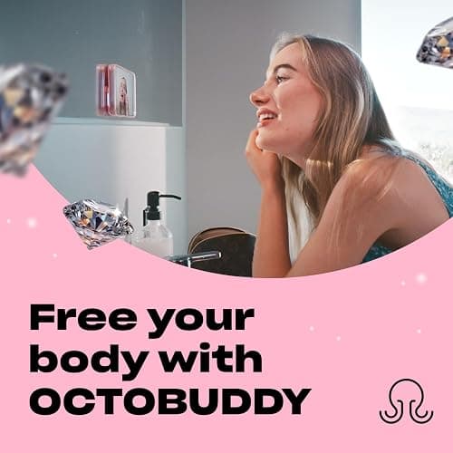 OCTOBUDDY Diamonds - Silicone Suction Phone Case Adhesive Mount - Hands-Free Grip with 24 Suction Cups for Videos & Selfies - 2.6" x 3.9", Legacy thumbnail 4