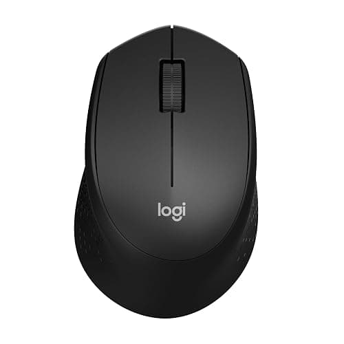 Logitech M330 SILENT Wireless Mouse, 2.4GHz with USB Receiver, Optical Tracking, Quiet & Lightweight, Long Battery Life, for PC, Mac, Laptop, Chromebook - Black - Image 1