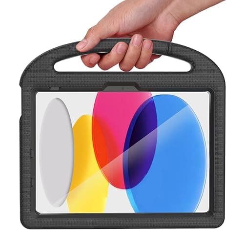 SUPLIK Kids Case for iPad A16 11-Inch 2025 (11th Gen) & iPad 10th Generation (10.9" 2022), Durable Shockproof Stand Cover with Screen Protector/Pencil Holder/Handle for Kids, Black thumbnail 8