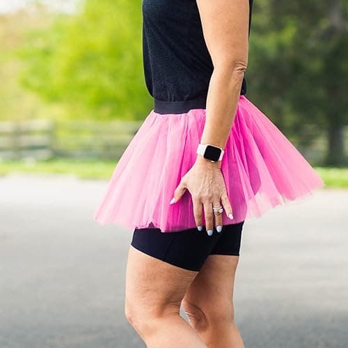 Gone For a Run Running Tutu | Neon Tutu Skirts for Women | Adult Tutus for Women in Multiple Colors | Running Skirts - One Size - Neon Pink thumbnail 5