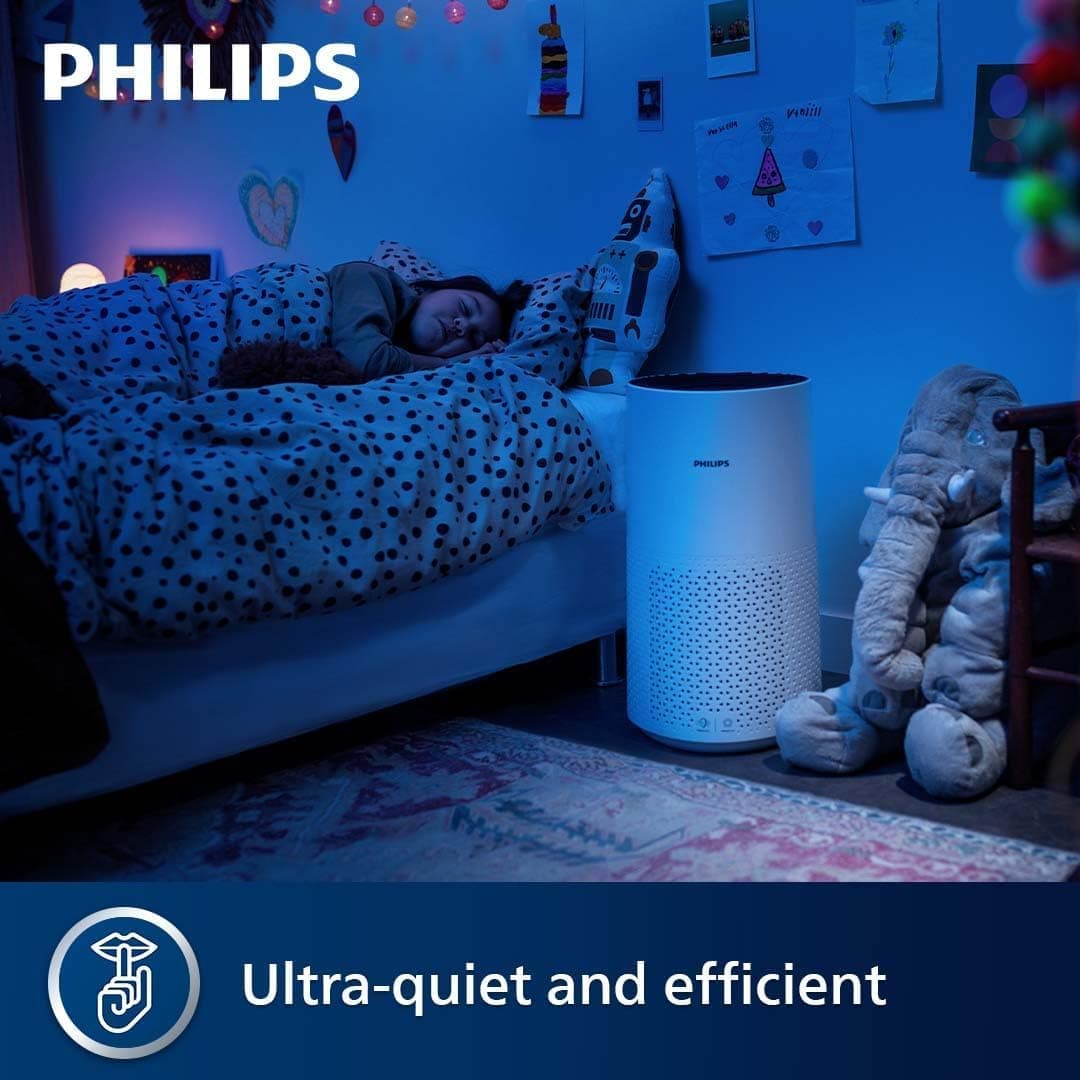 Philips 1000i Series Air Purifier – 78 m² Coverage, 300 m³/h CADR, HEPA & Carbon Filter, Smart Sensor, Ultra-Quiet, Wi-Fi Connected, Air+ App (AC1715/70) thumbnail 8