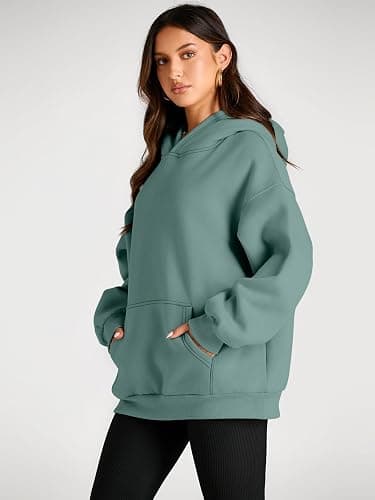 Trendy Queen Womens Oversized Hoodies Fleece Sweatshirts Fall Fashion Pullover Sweaters Winter Clothes thumbnail 4