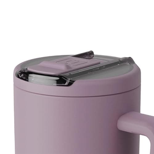 BrüMate Era Flip 40oz Tumbler with 100% Leakproof Covered Straw Lid | Hygienic Covered Straw | Insulated Stainless Steel Water Bottle with Handle | Cup Holder Friendly | BPA-Free (Lilac Dusk) thumbnail 4