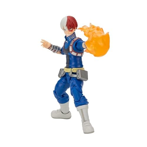 Total Anime Shoto Todoroki - 6.5-Inch Figure with Swappable Faceplates, Alternate Hands, and Fire and Ice Effects thumbnail 4