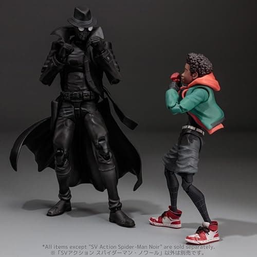 Spider-Man: Spider-Bath SV Action Spider-Man Noir Action Figure, Non-scale, ABS & PVC, Pre-painted Complete Action Figure thumbnail 13