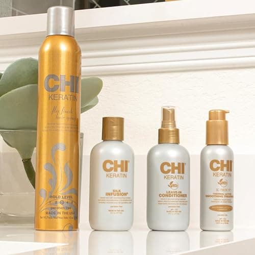 CHI Keratin Silk Infusion, Hydrating Hair Serum For Restoring Softness & Shine, Helps Dry, Damaged Hair, Sulfate-free, 6 Oz thumbnail 5