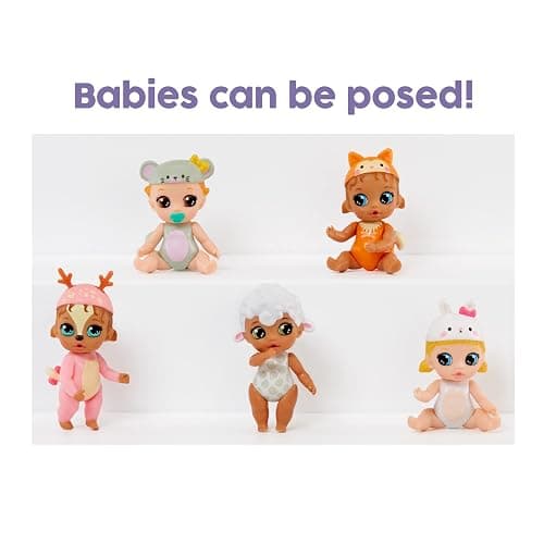 Baby Born Surprise Mini Babies Woodland-Themed Bundle - Value Playset with 5 Collectible Mini Baby Dolls, for Kids Ages 3 and Up thumbnail 4
