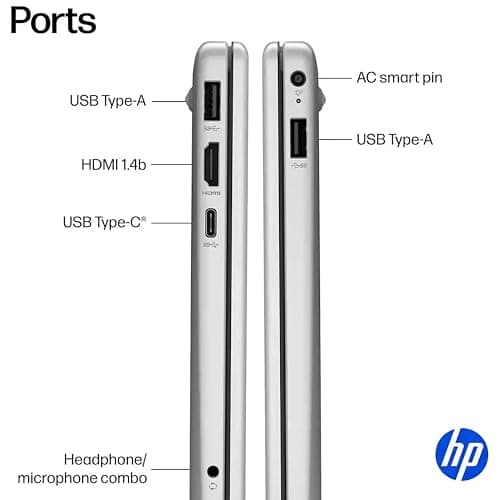HP Business Laptop with Microsoft Office 365, 16GB RAM, 1TB OneDrive and 128GB SSD, 4-Core Intel 13th Gen Processor | No Mouse, Fast Response, Long Battery Life, Good Value thumbnail 7