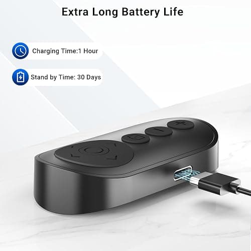 Wireless Camera Remote Control with Zoom for iPhone & Android, Bluetooth Camera Remote Shutter with Front/Rear Camera Switch for Photo & Video, Smartphone Bluetooth Clicker for TikTok. thumbnail 7