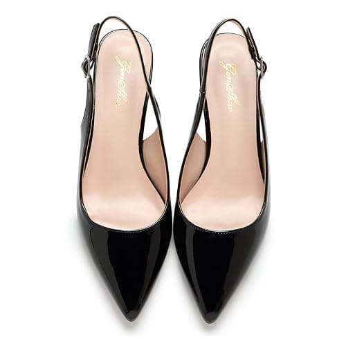 Black Low Kitten Heels thumbnail 3