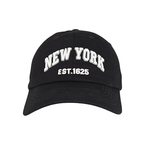 Elidan NY Dad Hat New York EST.1625 Cotton Cap, Adjust Buckle Strap, Unstructured Low-Profile NY Baseball Cap for Men & Women thumbnail 2