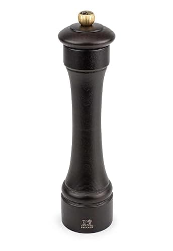 Peugeot Hostellerie Moulin à poivre manuel, Réglage mouture classique, Couleur : Chocolat, Taille : 22 cm, Matière : Bois, 22648, Noir - Image 1