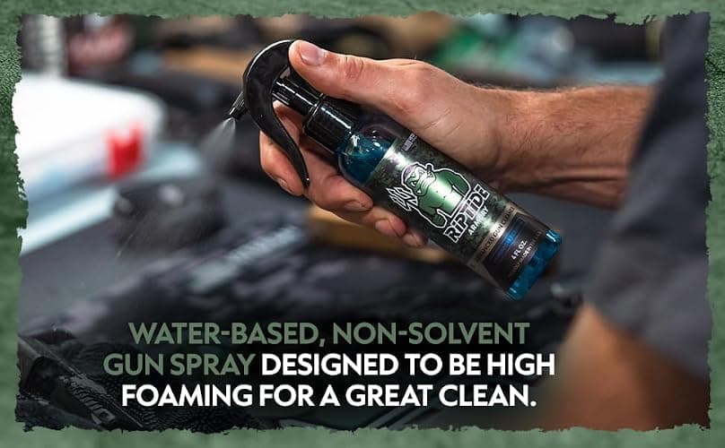 Riptide Armory Advanced Gun Cleaner & Gun Oil Kit - Cleans, Lubes, Protects Targeted Long-Lasting Formula - Nano Coat Technology - Veteran Founded & Formulated by Former US Navy Seal thumbnail 3