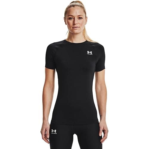 Under Armour Womens HeatGear Compression Short-Sleeve T-Shirt thumbnail 2