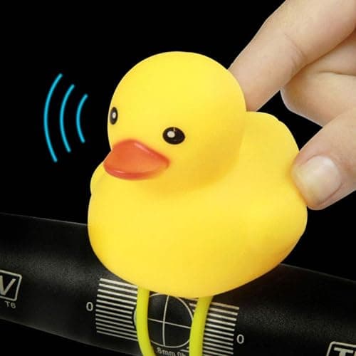 GARASANI Duck Bike Bell, Rubber Duck Bicycle Accessories, Bicycle Horns Mountain Bike Handlebar Light Bicycle Accessories thumbnail 9