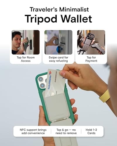 MOFT Trackable Tripod Wallet, Find My MagSafe Wallet Card Holder with Adjustable Phone Tripod Stand, 4-in-1 Magnetic Phone Wallet for iPhone 17/16/15/14/13/12 Series, Slim Minimalist Wallet,Terracotta thumbnail 6