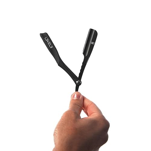 Level 3 Milly Razor - Fast and East to Assemble - Excellent Grip and Control - Straight Razor Holder- Level Three Holder thumbnail 2