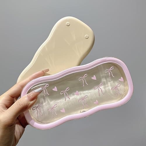 CasaPopz Glasses Case Hard Shell, Clear Eyeglass Case, Cute Holder for Sunglasses and Reading Glasses thumbnail 7