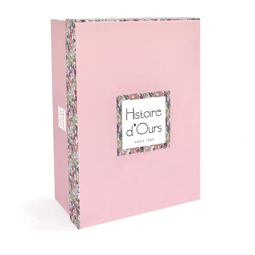 HISTOIRE D'OURS - Peluche Lapin Rose Tendre - 25 Cm - Collection Copains Câlins - avec Boîte Cadeau - Doudou Tout Doux - Idée Cadeau de Naissance et Anniversaire Filles et Garçons - HO3121 thumbnail 3