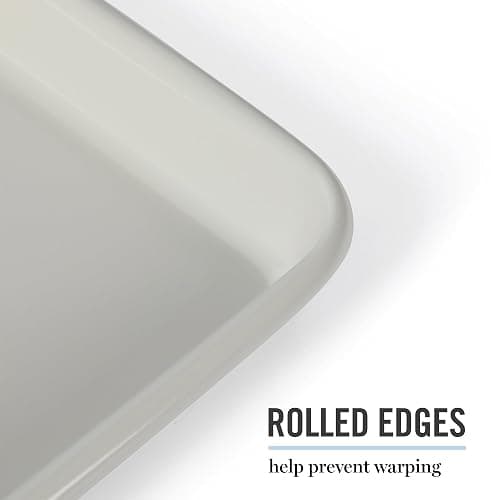 Martha Stewart Gallen 13 x 9 Inch Nonstick Carbon Steel Cookie Sheet – Cool Grey, Durable Bakeware for Even Baking and Easy Cleanup thumbnail 6