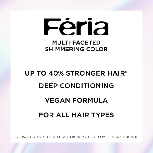 L'Oreal Paris Feria Multi-Faceted Shimmering Permanent Hair Color, B61 Downtown Brown (Hi-Lift Cool Brown), 1 Hair Dye Kit thumbnail 4