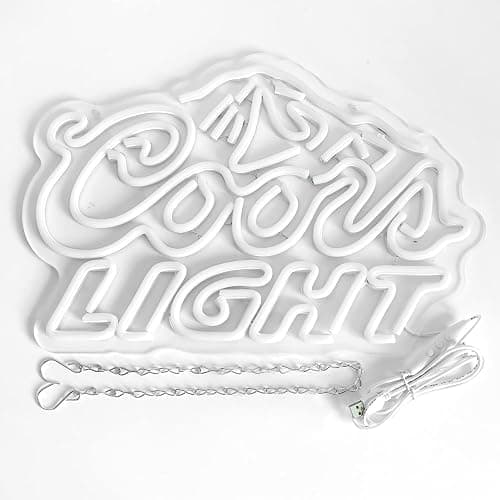 JFLLamp Crs LIGHT Neon Signs for Wall Decor Neon Lights for Bedroom Led Signs Suitable for Man Cave Bar Pub Restaurant Christmas Birthday Party Gift Led Art Wall Decorative Crs Light Bar Sign, 5V Usb Power, 17*11 Inch(Azure+red+white） thumbnail 5