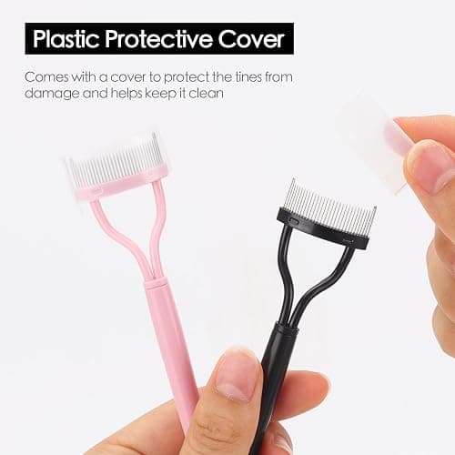 2 Pcs Eyelash Separator Tool Mascara Brushes Eyelash Comb Separator Definer Lash Comb for Combing, Separating Lashes thumbnail 4
