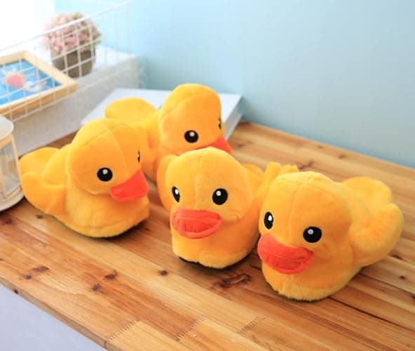 HXIYAN Cartoon Slippers, Animal Cotton Shoes, Cute Duck Home Shoes, Winter Indoor and Outdoor Thermal Insulation thumbnail 6