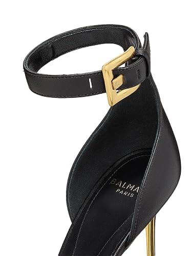 Balmain, Anthem 95MM Leather Sandals thumbnail 5