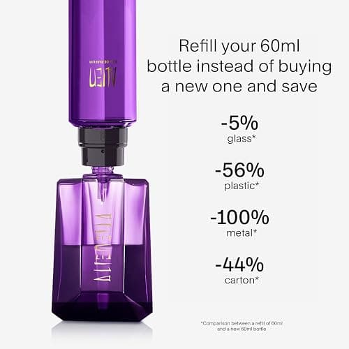 Mugler Alien - Eau de Parfum - Women's Perfume - Floral & Woody - With Jasmine, Wood, and Amber - Long Lasting Fragrance thumbnail 4