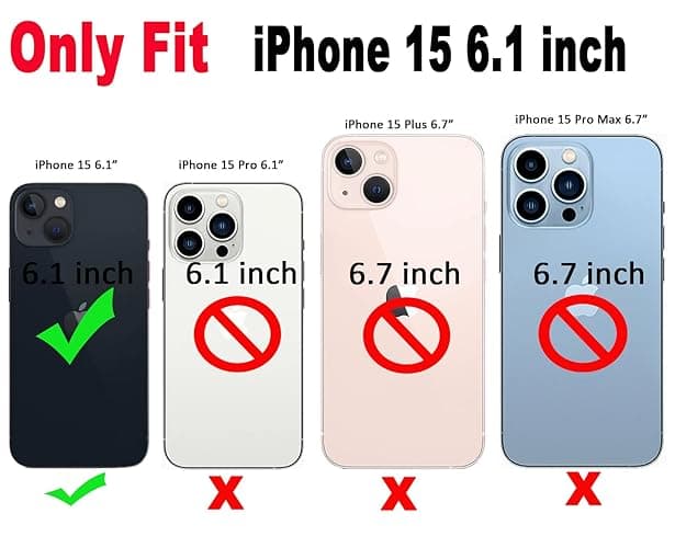 Qokey Compatible for iPhone 15 Case 6.1 inch,Cute Clear Flowers Design for Women Shell Pattern Soft Bumper Lightweight Slim Fit TPU Shockproof Phone Cover for iPhone 15,Pink Floral - Bloom - for iPhone 15 thumbnail 2