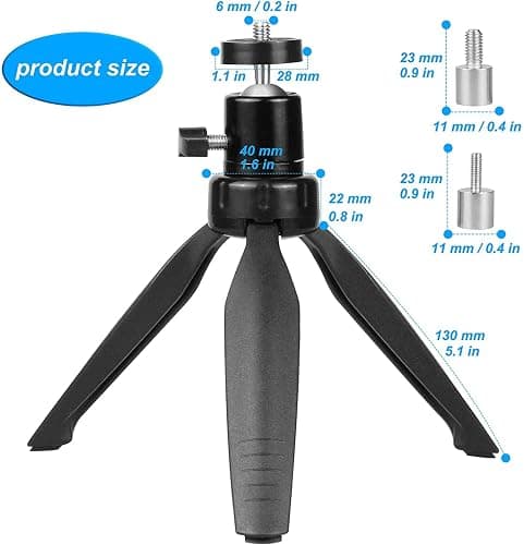 FCHO Mini Projector Tripod Mount Compatible with DR.J Upgrade, DBPOWER, Anker, AAXA Technologies, Artlii, LoongSon, APEMAN and Most Other Mini Projector thumbnail 4