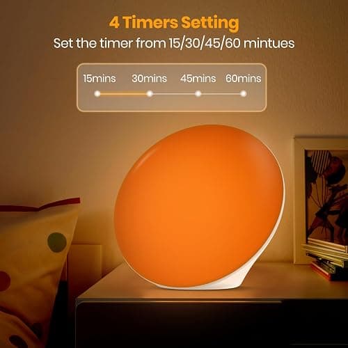LASTAR Sun Lamp, 10,000 Lux Sunlight Lamp with 4 Color Temperatures & 5 Brightness & 1H Timer, Touch Control Daylight Lamp with Memory Function for Home thumbnail 4