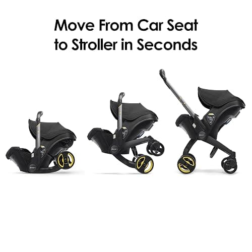 Doona Car Seat & Stroller, Nitro Black - All-in-One Travel System thumbnail 5
