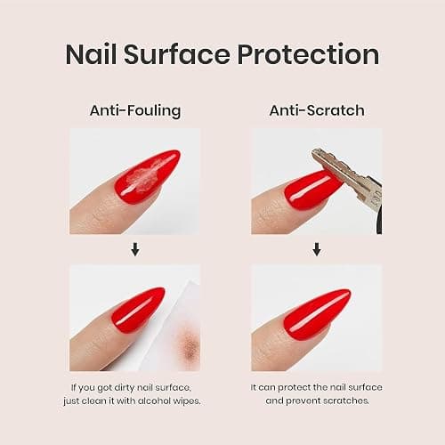 beetles Gel Polish Base Gel Top Coat Set, 2Pcs 15ML Clear Base and No Wipe Top Coat Soak Off UV LED Glossy Shine Finish Long Lasting DIY Nail Salon Manicure Gift for Women thumbnail 5