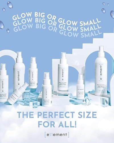 Hypochlorous Acid Spray – Acne Prone Skin – Dry Face – Eczema Prone Skin - Tattoo Aftercare – Piercing Aftercare – Saline Toner – Facial Cleanser – Eye Lash Cleanser - All Natural Face and Skin Spray – Safe for All Skin Types – Hypoallergenic – Cruelty Free - e11ement (Large 8oz)) thumbnail 7