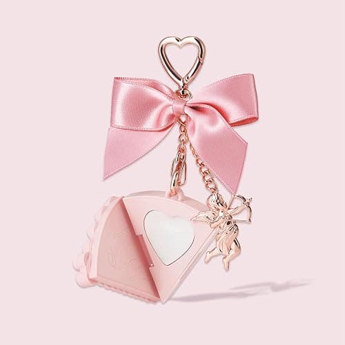 Flower Knows Strawberry Kiss Treasure Set 7 Pieces Makeup Gift Kit,Includes Make-up Palette,Solid Perfume,Lip Cream,Liquid Blush,Hand Mirror,Hair Clip,Powder Puff for Women Girls(Strawberry Treasure) thumbnail 5