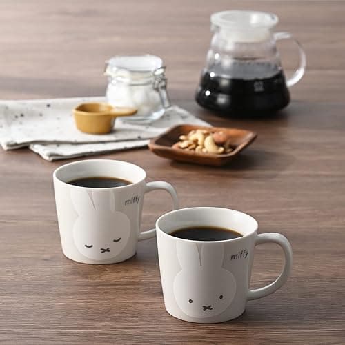 Kaneshotouki 288101 Dick Bruna Miffy Mug, Medium, Approx. 9.5 fl oz (280 ml), Miffy White Face, Standard, Made in Japan thumbnail 2