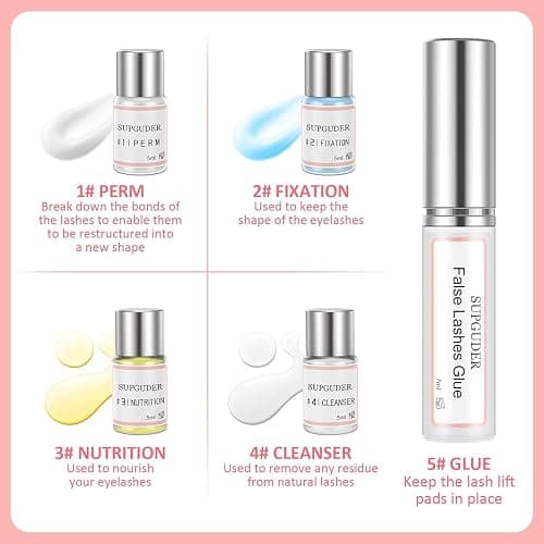 2026 Upgraded Lash Lift Kit for Perming,Curling and Lifting eyelashes,Semi-Permanent Salon Grade Supplies for Beauty Treatments,Includes Eye Shields,Pads and Accessories thumbnail 4