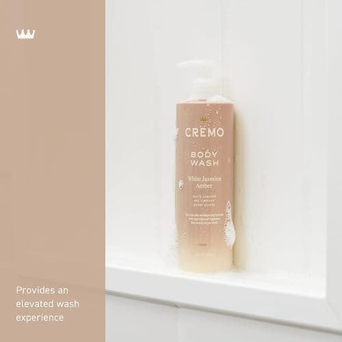 Cremo White Jasmine Amber Skin Moisturizing Body Wash for Women, Notes of White Jasmine, Red Currant, and Sweet Amber, 16 Fl Oz thumbnail 3