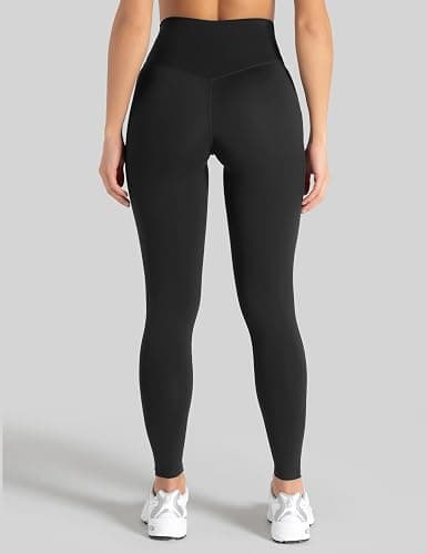 Unthewe Naked-Feel No Front Seam Leggings for Women - High Waisted Buttery Soft Workout Yoga Pants 25" thumbnail 4