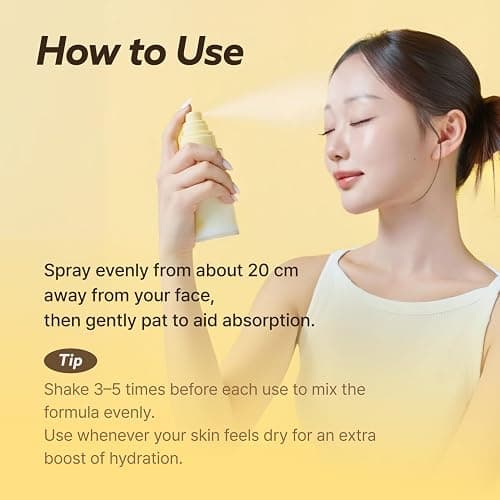 MUMUKI Honey Banana PDRN Mist | Plant PDRN & BDRN Anti Aging Face Mist with Collagen & 10 Hyaluronic Acids | Hydrating Face Spray, Korean Skincare Cream Mist, 3.38 fl oz thumbnail 7