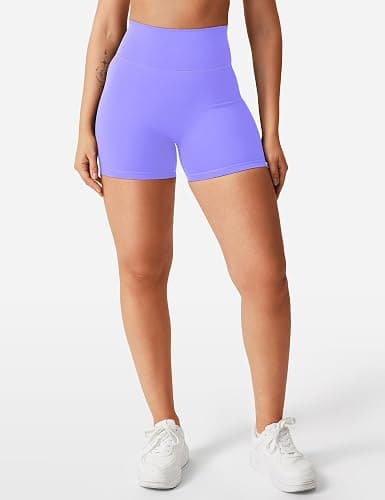 YEOREO Women's Biker Shorts 3.6" /4.5" / 6" Workout Gym Shorts Craze High Waist Tummy Control Hidden Scrunch Running Yoga thumbnail 3