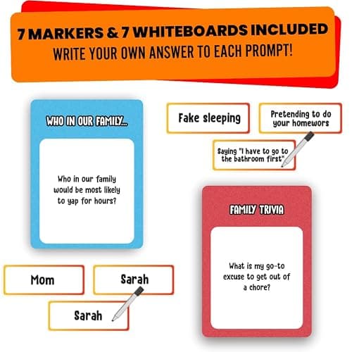 Viral Studios Who in Our Family? – Hilarious Family Party Game | Trivia, “Most Likely to” & Head-to-Head Challenges | Fun Family Game Night Card Game for Kids, Teens & Adults thumbnail 4